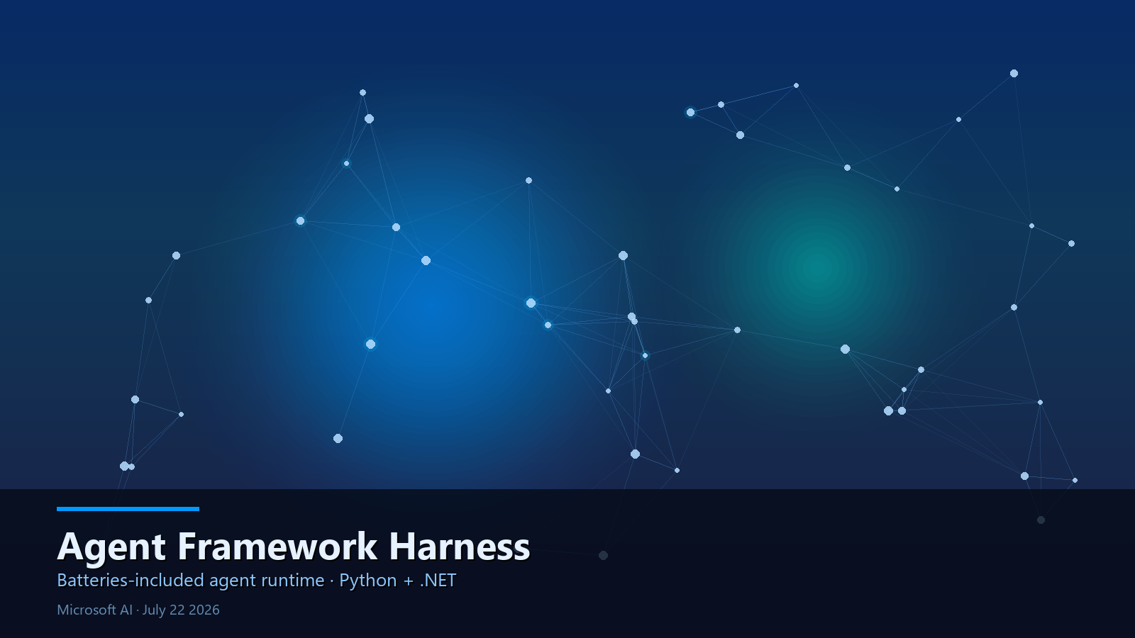 Microsoft Agent Framework Harness: Batteries-Included Agent Runtime for Python and .NET