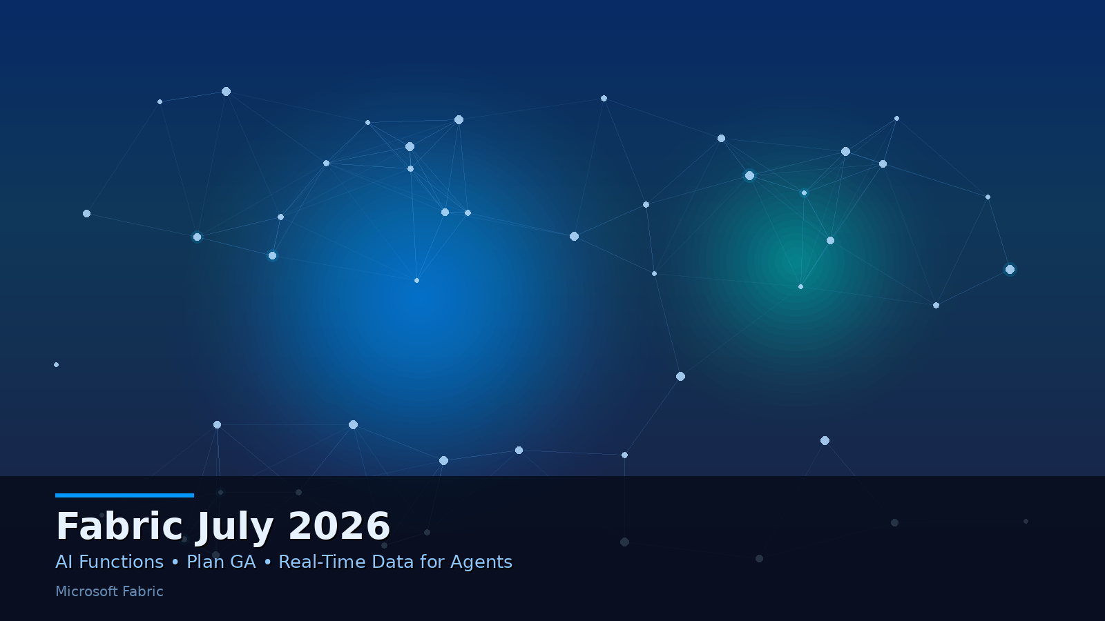 Fabric July 2026: AI Functions with gpt-5-mini, Plan GA, and Production-Ready Data for Microsoft AI Agents