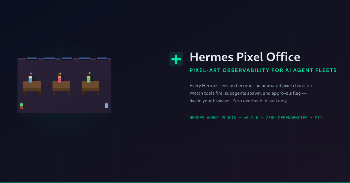 Hermes Pixel Office: A Pixel-Art Dashboard for AI Agent Fleets