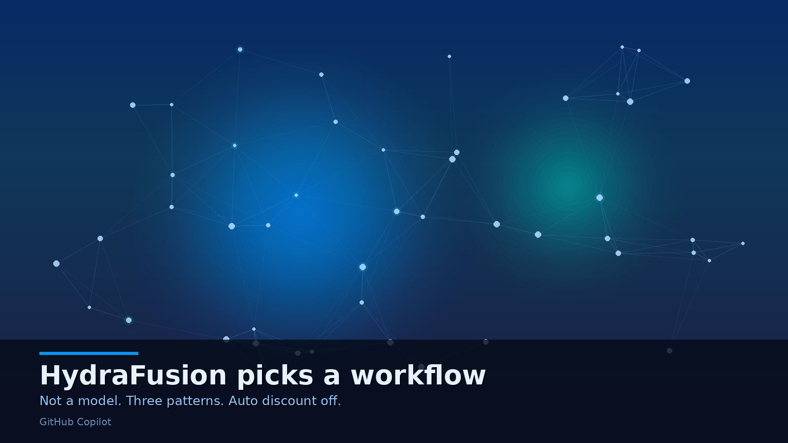 HydraFusion picks a workflow. Auto only picks a model.
