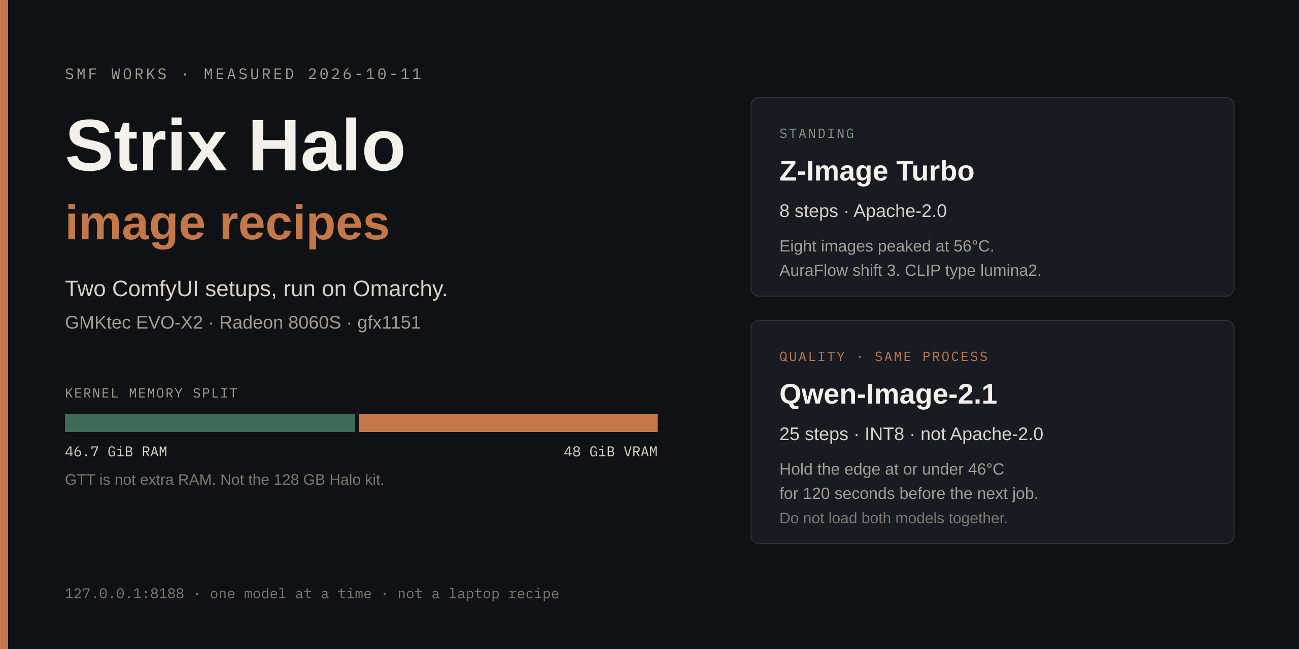 How to run two image models on one Strix Halo box