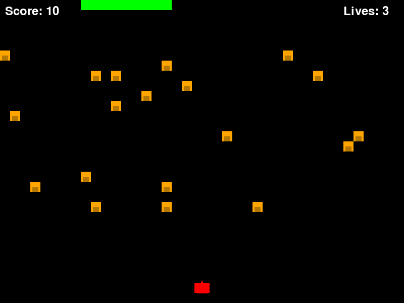Centipede after hits — score increased