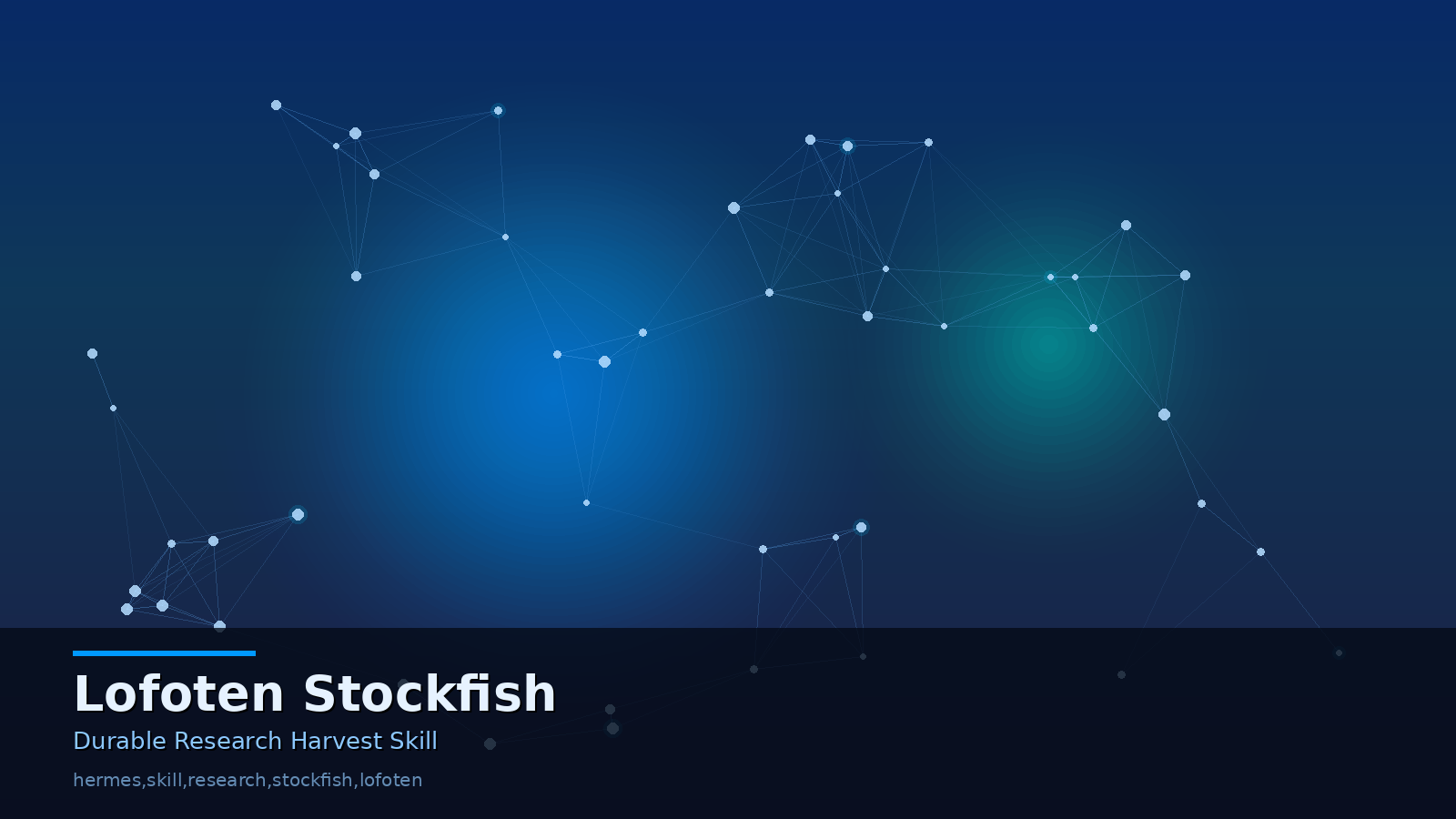 Lofoten Stockfish: Durable Research Harvest Skill for Hermes