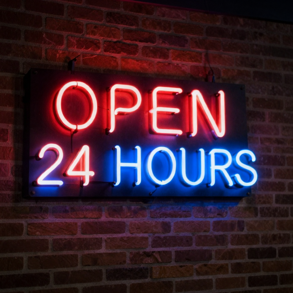 Text English Sign